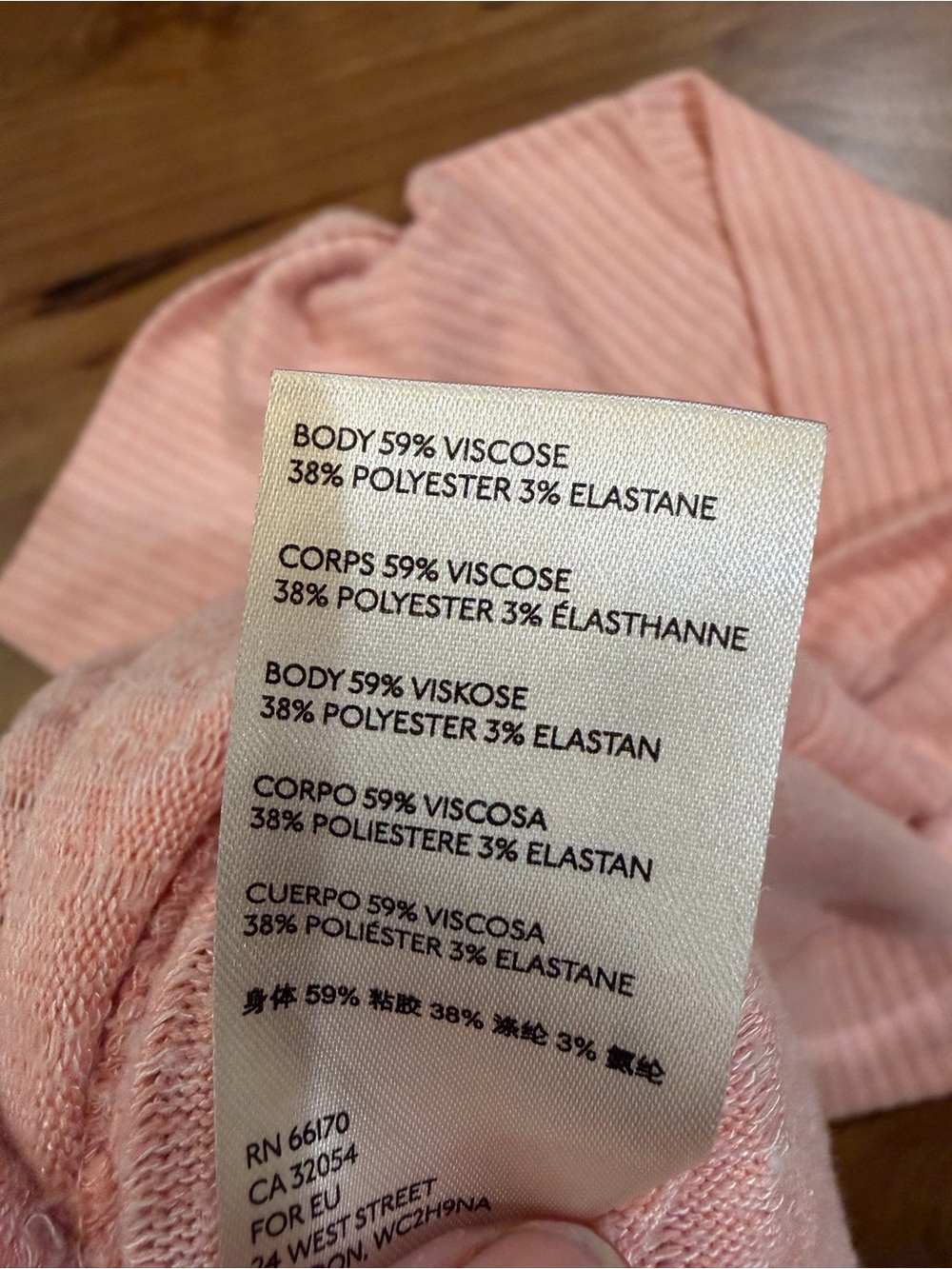 Anthropologie Maeve Light Pink Ribbed Knit Boxy Cowl Neck Sweater - Size XS - Picture 8 of 8